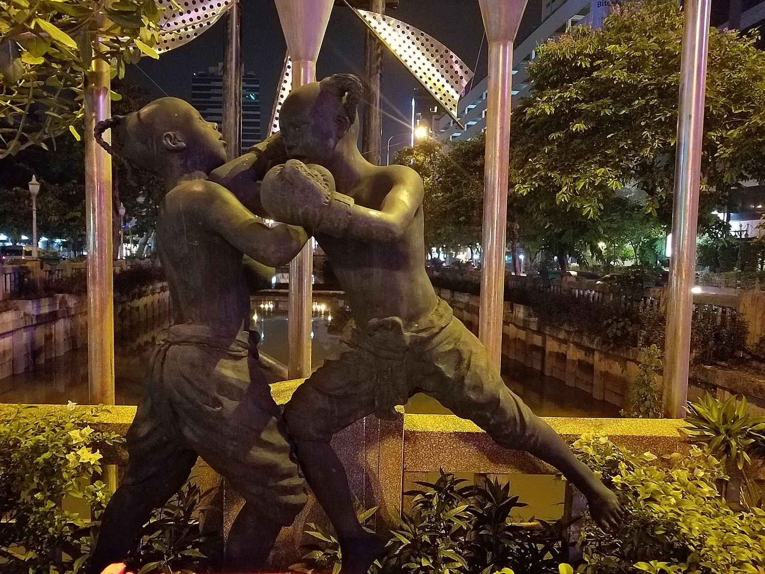 Thai boxing is a national sport and martial art